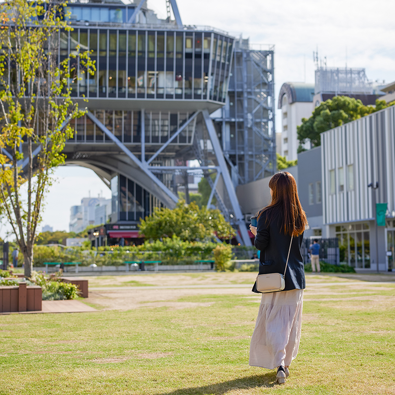 多彩なレストランやショップが立ち並ぶHisaya-odori Park