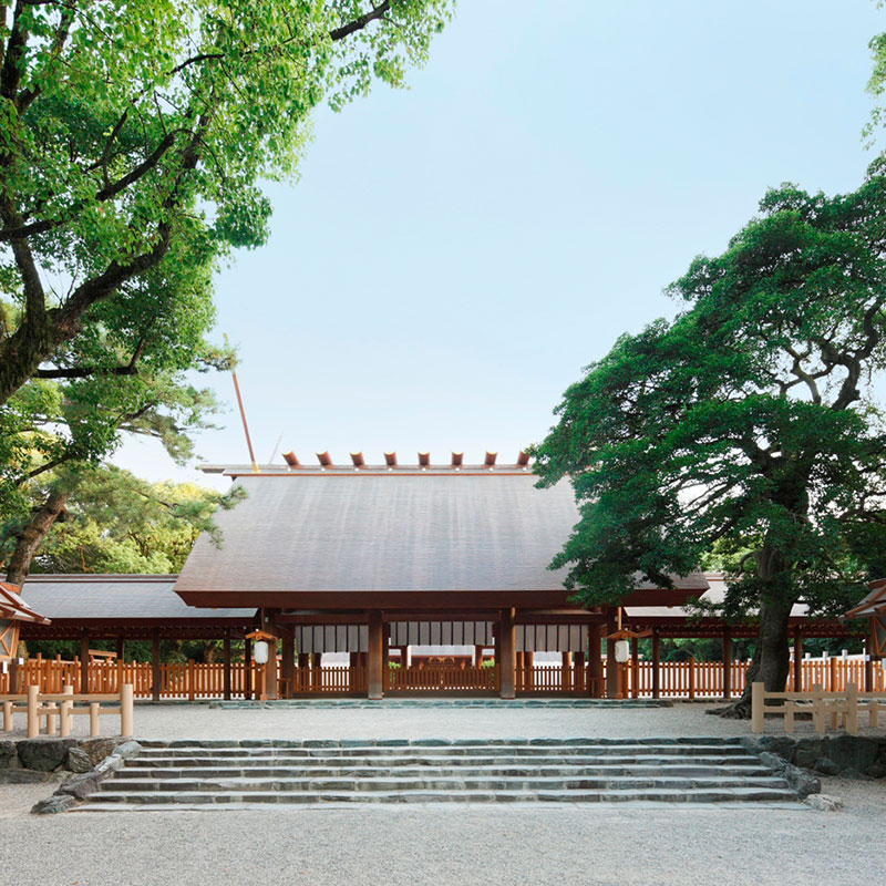 三種の神器の一つ 草薙神剣が祀られる 
熱田神宮