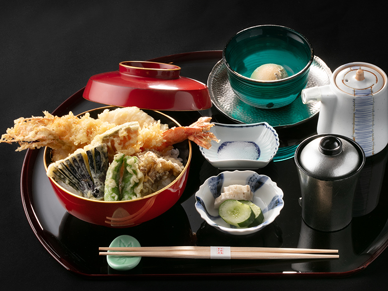 ［平日限定］<br>〈昼席〉大海老天丼御膳