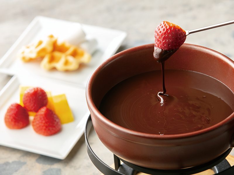チョコレートフォンデュ