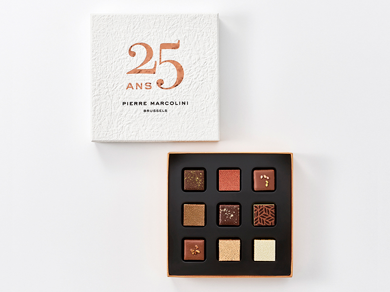 ピエール マルコリーニ<br>コフレ アニヴェルセール ヴァンサンカン ジャポン 9個入り