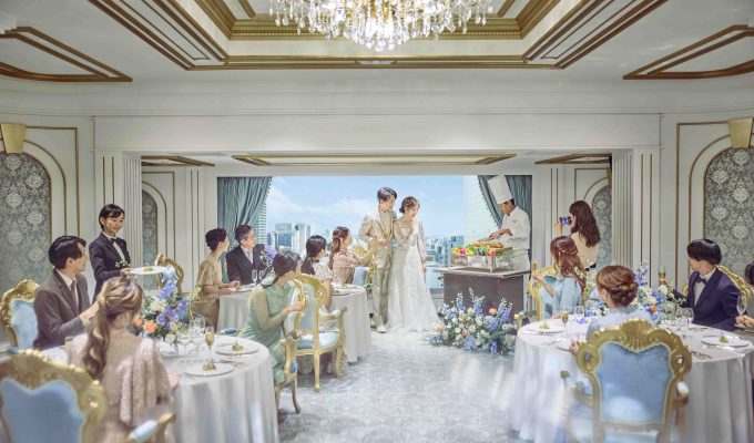 ＼ついにリニューアル／ホテル最上階 貸切会場が「ロココ調」の華麗な世界をお届け！